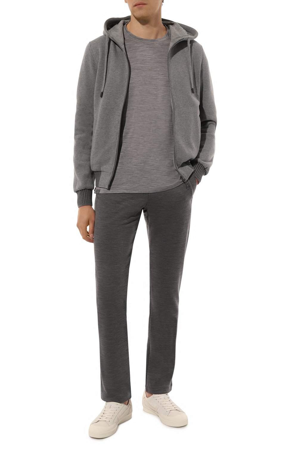 Толстовка из хлопка и кашемира CAPOBIANCO, арт. 17M404.FW00., фото 2