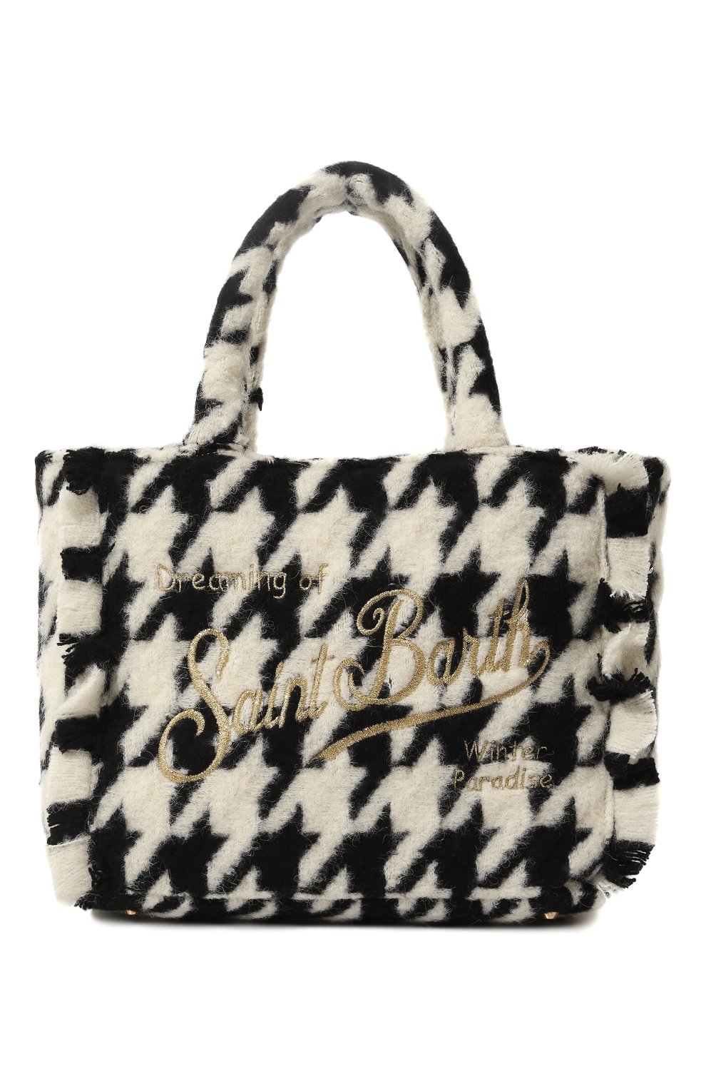 Сумка MC2 SAINT BARTH черно-белого цвета по цене 14450 руб., арт. STBA/C0LETTE CLASSIC/09871E, фото 1 Сумка MC2 SAINT BARTH, арт. STBA/C0LETTE CLASSIC/09871E, фото 1