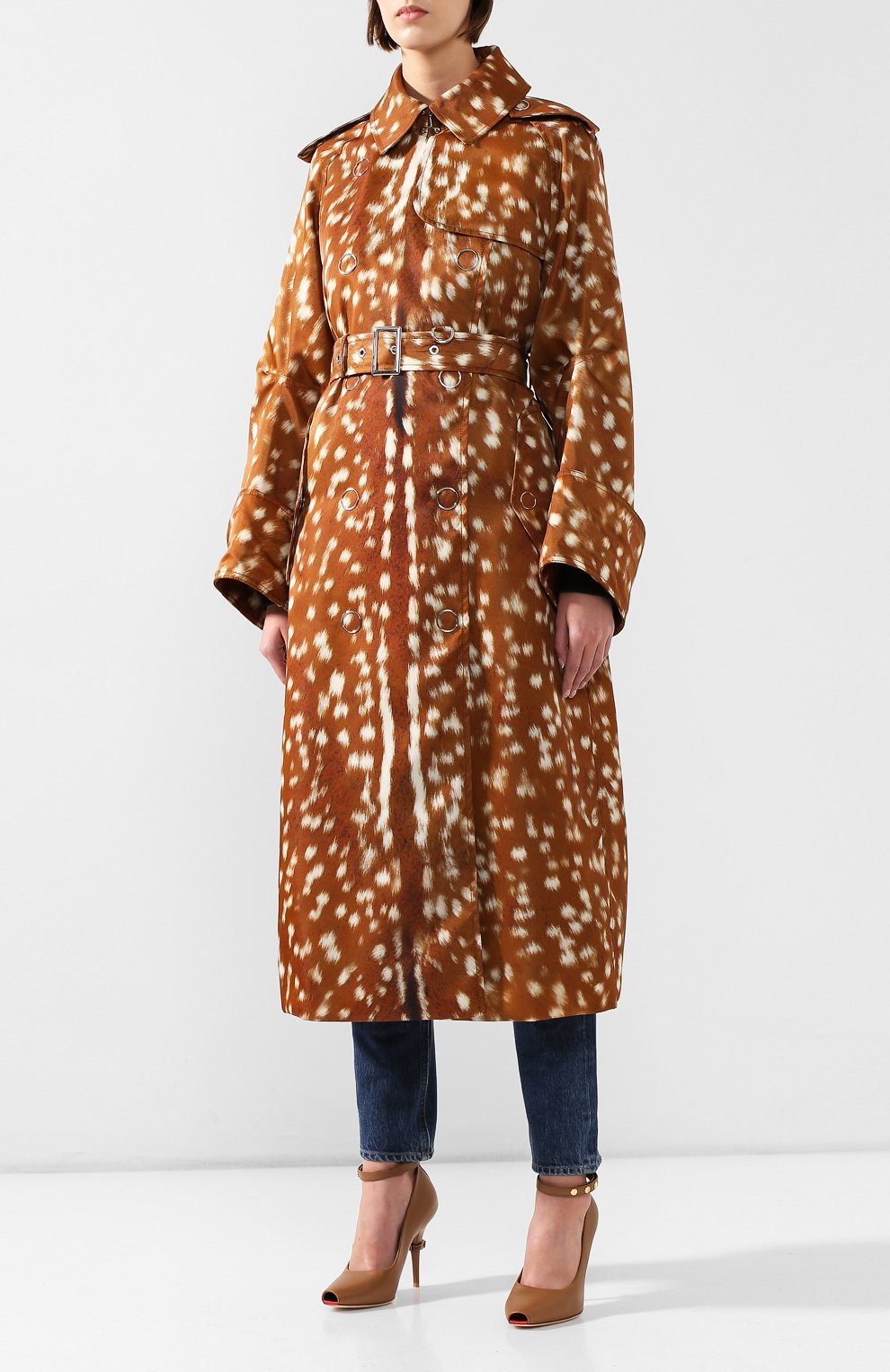 Тренч с принтом BURBERRY, арт. 4559921, фото 3