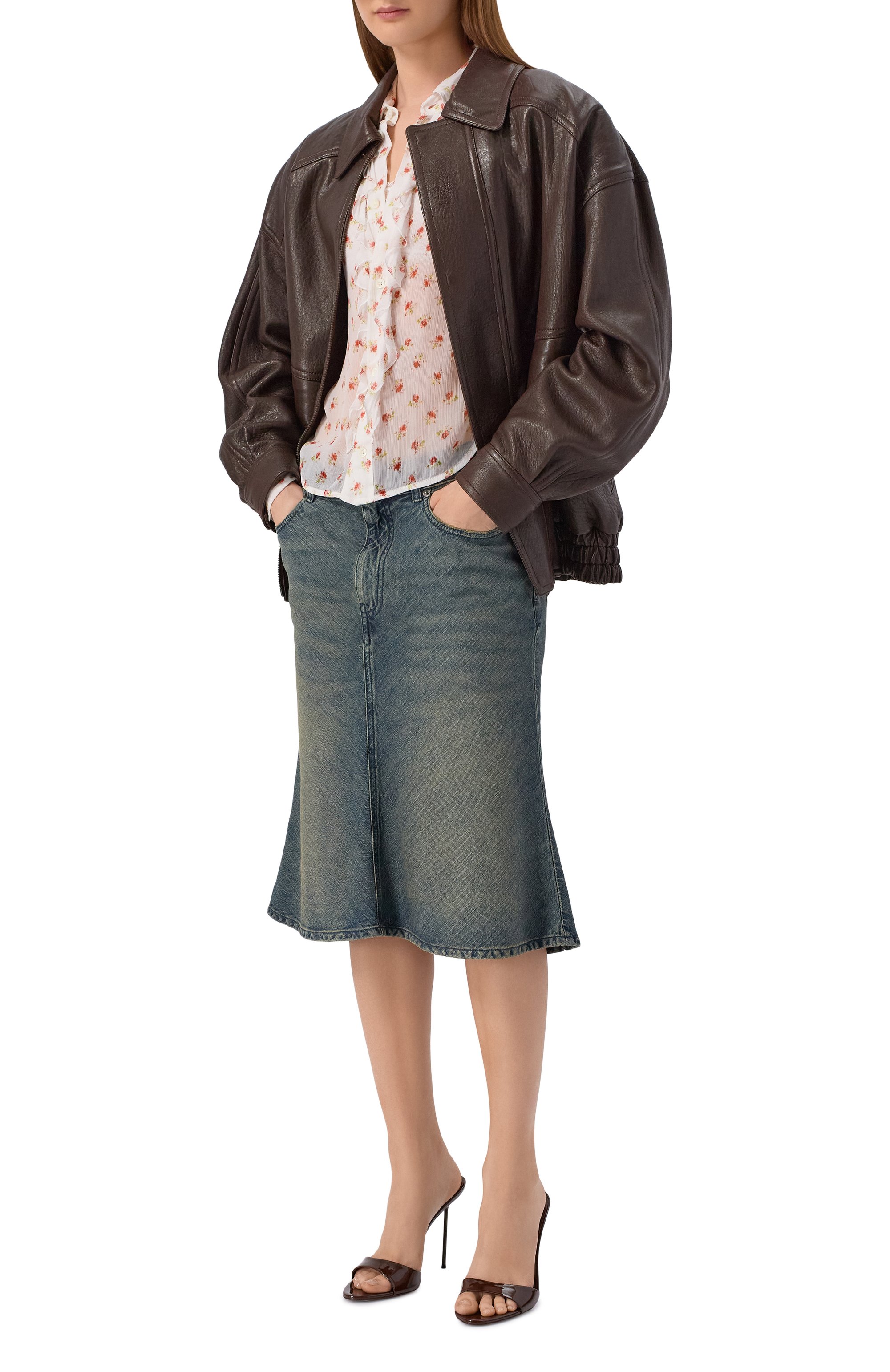 Блузка из вискозы ANN DEMEULEMEESTER кремового цвета по цене 121500 руб., арт. B0013785/FA733, фото 2 Блузка из вискозы ANN DEMEULEMEESTER, арт. B0013785/FA733, фото 2