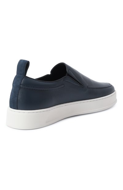 Кожаные слипоны ARTIOLI, арт. 0S820/BABY LAMB/SUEDE ELITE, фото 5