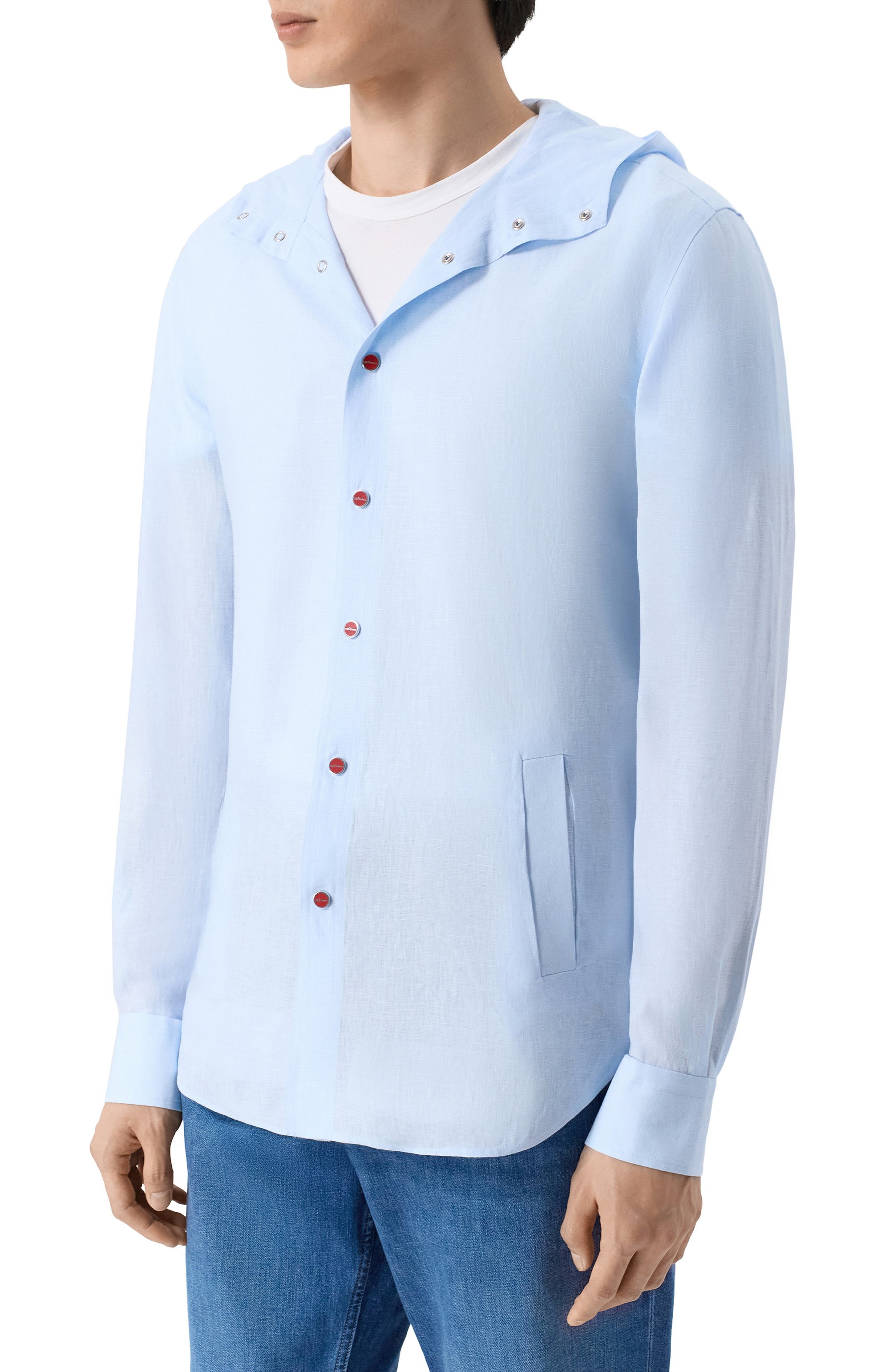 Льняная рубашка KITON, арт. UMCMARH0970102, фото 3