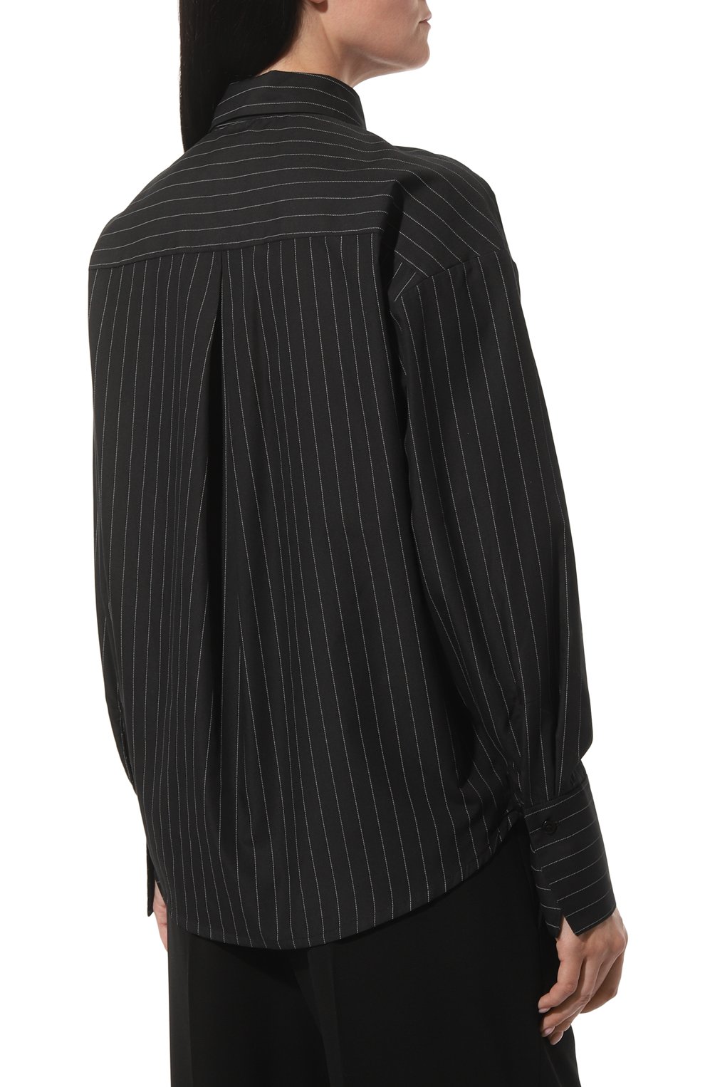 Рубашка из хлопка и вискозы BORNE BOURGEOIS черного цвета по цене 29800 руб., арт. SW-BL-BO-3003, фото 4 Рубашка из хлопка и вискозы BORNE BOURGEOIS, арт. SW-BL-BO-3003, фото 4