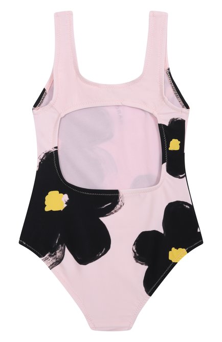 Детского слитный купальник MARC JACOBS (THE) светло-розового цвета, арт. W60525 | Фото 2 (Материал сплава: Проставлено; Нос: Не проставлено; Материал подклада: Синтетический материал; Материал внешний: Синтетический материал)
