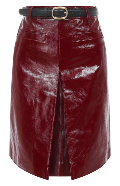 Женская кожаная юбка SELF-PORTRAIT, арт. PF25091SKBU