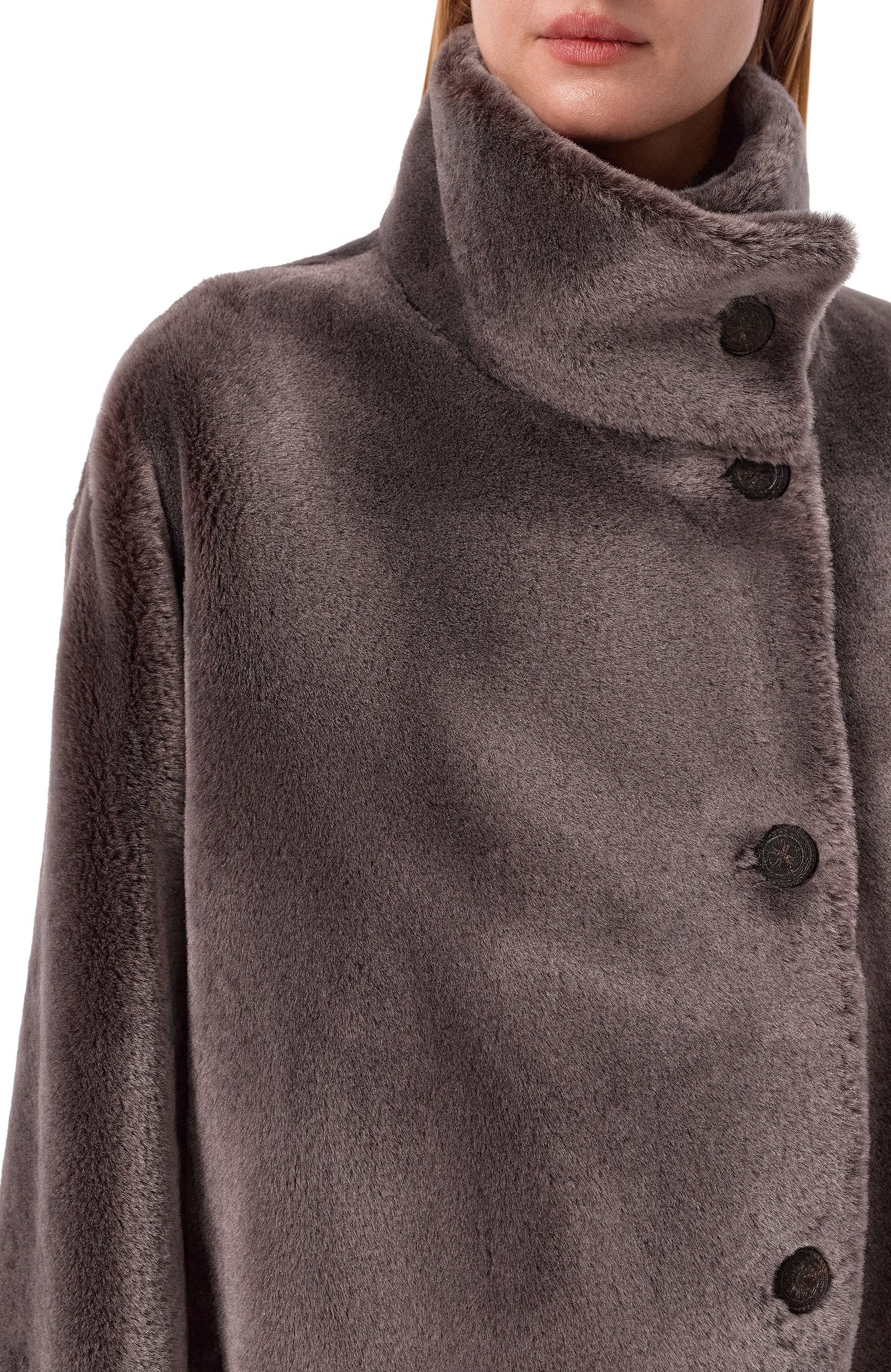 Двусторонняя дубленка из ягненка GIORGIO ARMANI, арт. GW004218/AF29339, фото 5