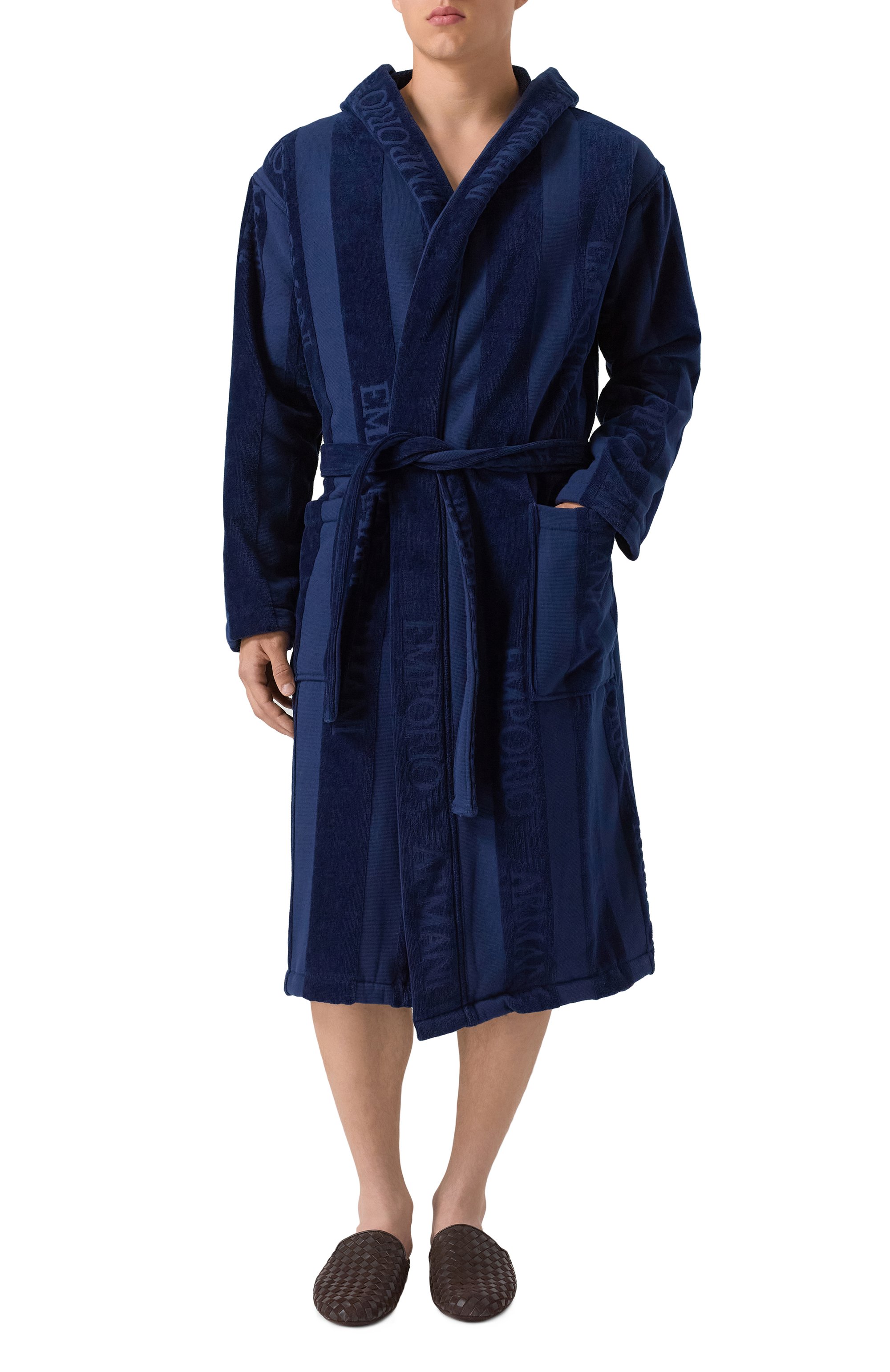 Хлопковый халат EMPORIO ARMANI, арт. EX000015/AF12357, фото 2