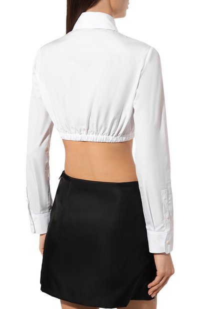 Хлопковая рубашка PRADA, арт. P447FR-11FU-F0009-221, фото 4