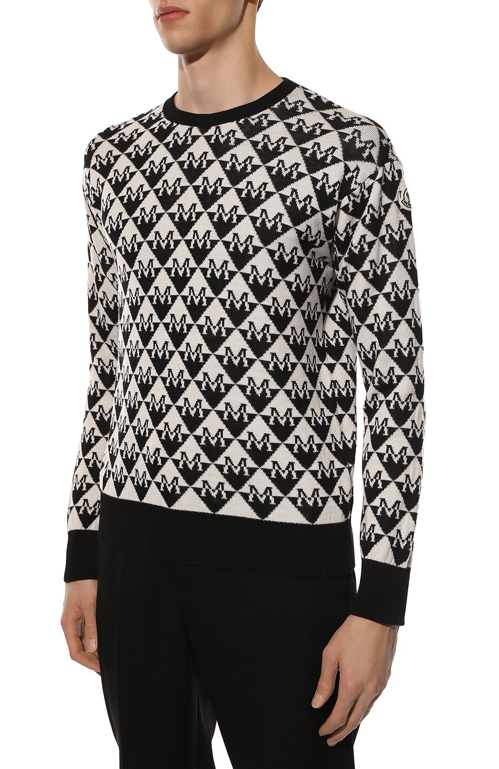 Джемпер из шерст и и хлопка MONCLER, арт. H1-091-9C000-08-M1485, фото 3