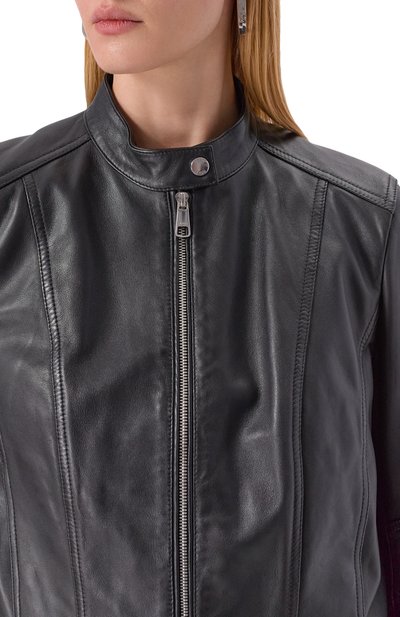 Кожаная куртка BOSS ORANGE, арт. 50545625, фото 5