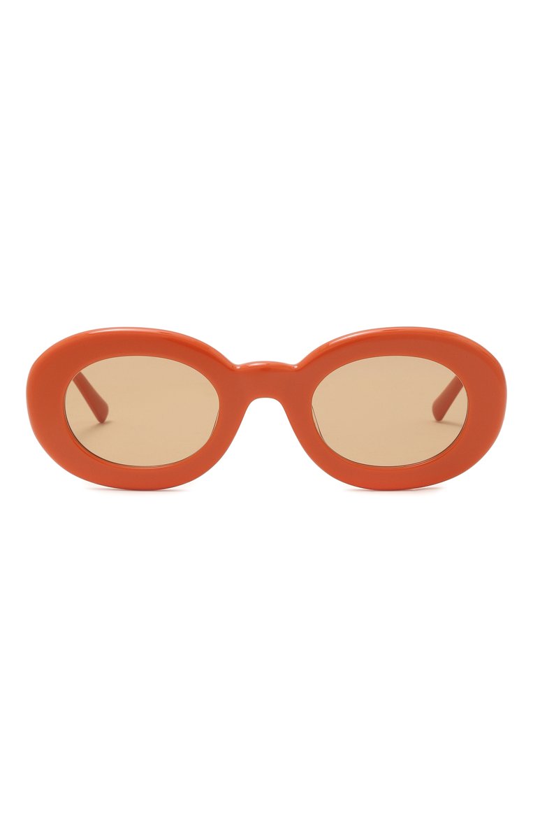 Женские солнцезащитные очки JACQUEMUS оранжевого цвета, арт. LES LUNETTES PRALU MULTI 0RANGE | Фото 3 (Материал: Пластик; Тип очков: С/з; Нос: Не проставлено; Региональные ограничения белый список (Axapta Mercury): Не проставлено; Очки форма: Овальные; Оптика Гендер: оптика-женское)