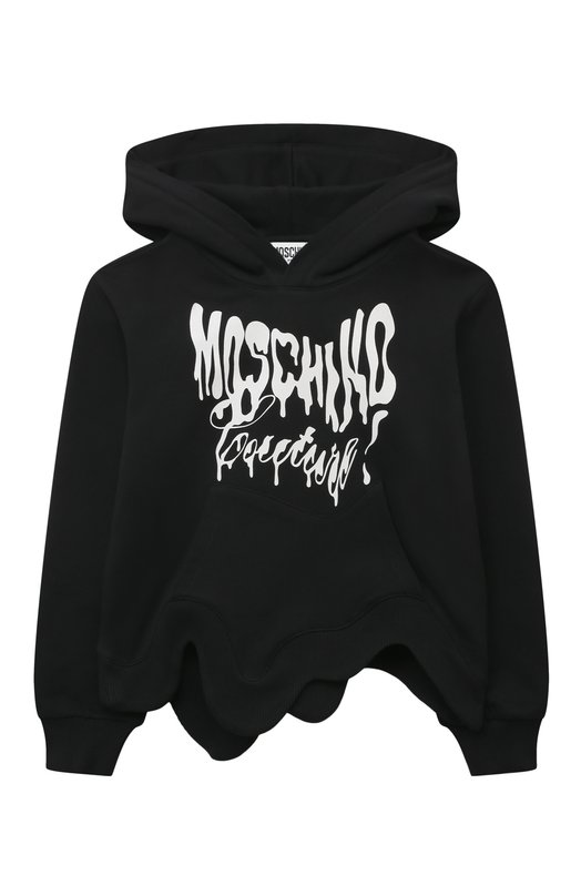 

Хлопковое худи Moschino, Чёрный
