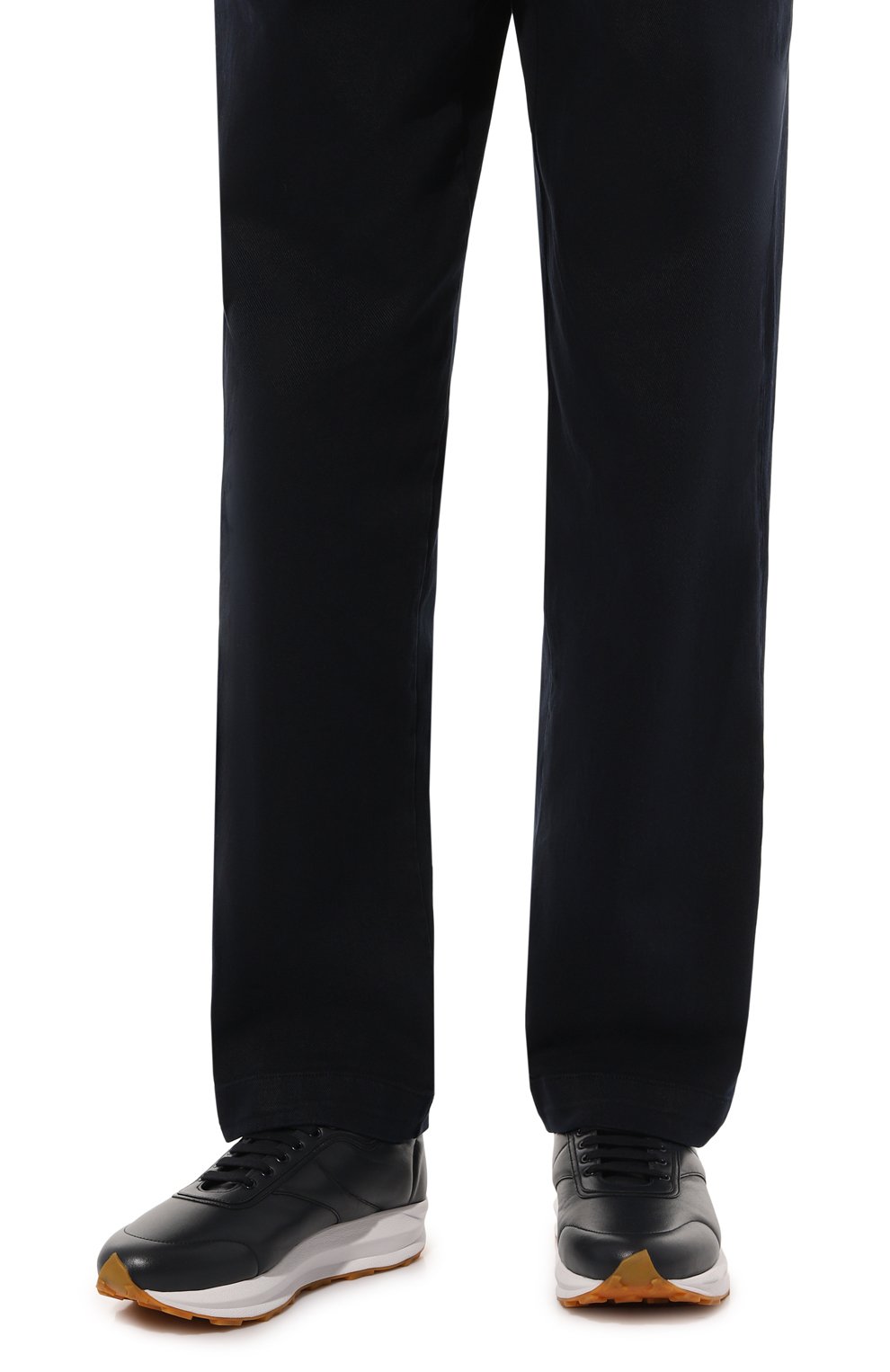 Кожаные кроссовки earthly CORNELIANI, арт. 94TM52-9420937, фото 3