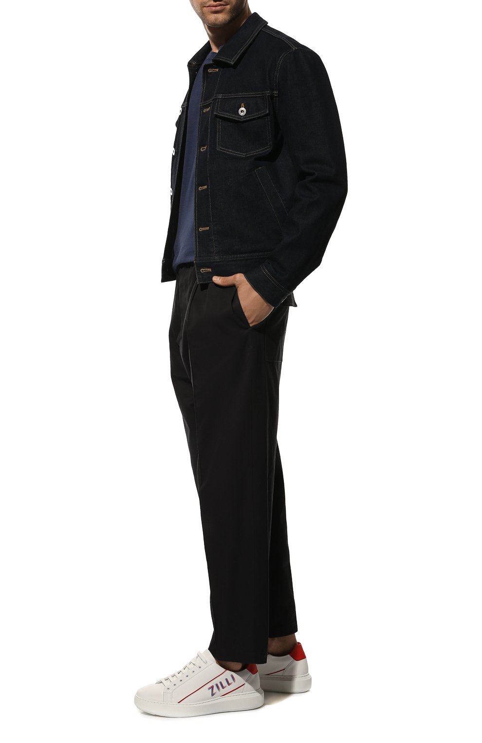 Кожаные кеды ZILLI SPORT, арт. MDX-T200/S01, фото 2