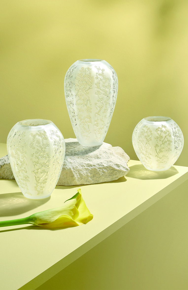 Ваза sakura маленькая LALIQUE прозрачного цвета, арт. 10722900 | Фото 2 (Нос: Не проставлено; Региональные ограничения белый список (Axapta Mercury): Не проставлено; Ограничения доставки: fragile-2)