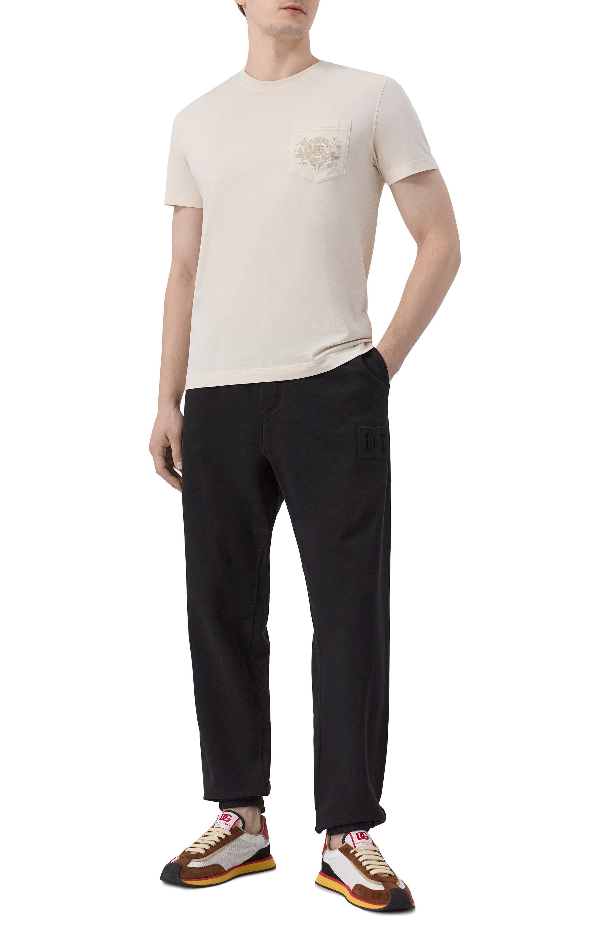 Хлопковая футболка DOLCE & GABBANA, арт. G8RA2Z/G702G, фото 2