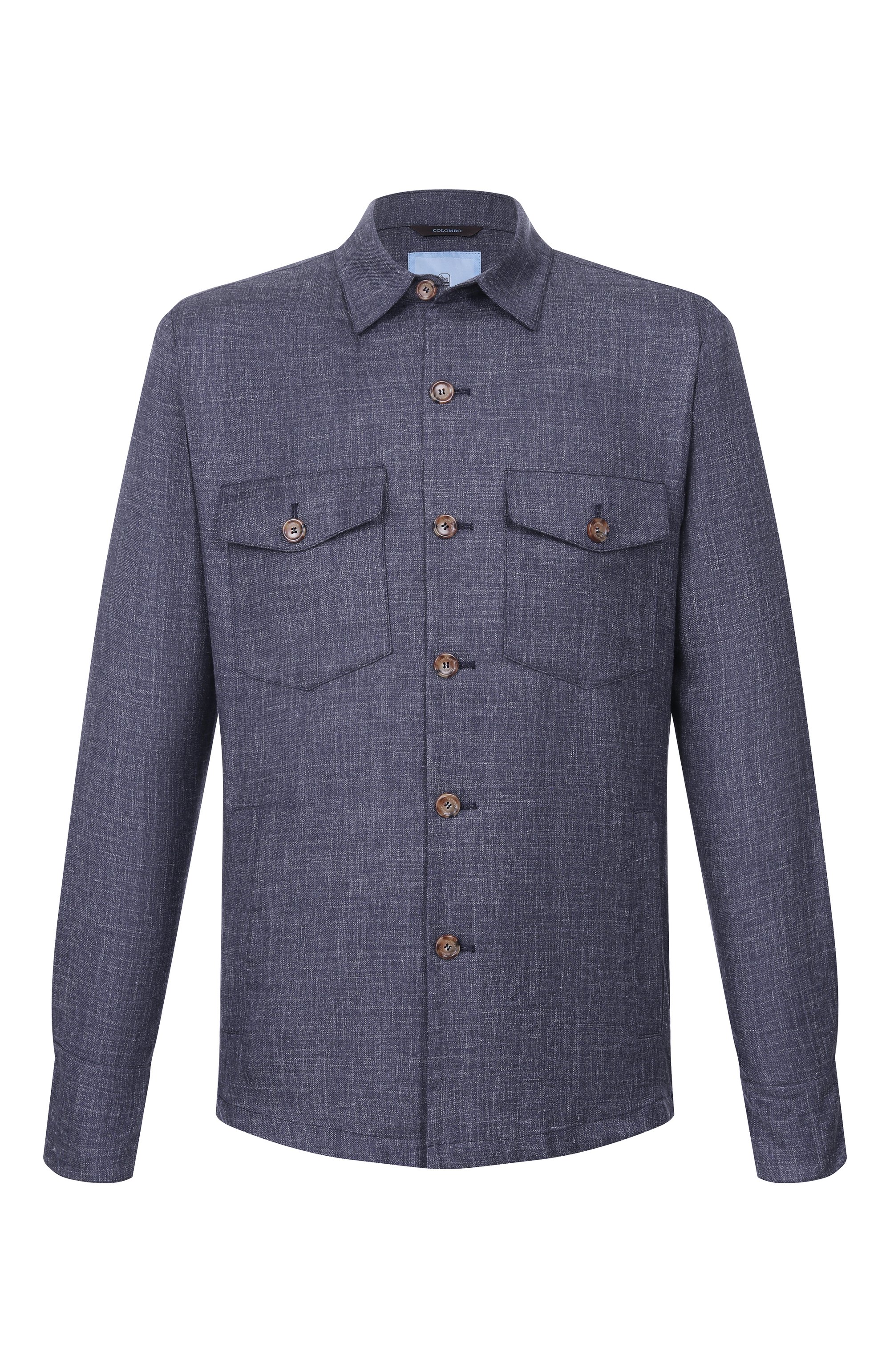 Рубашка из кашемира и шелка COLOMBO, арт. CM00379/77541-10, фото 1