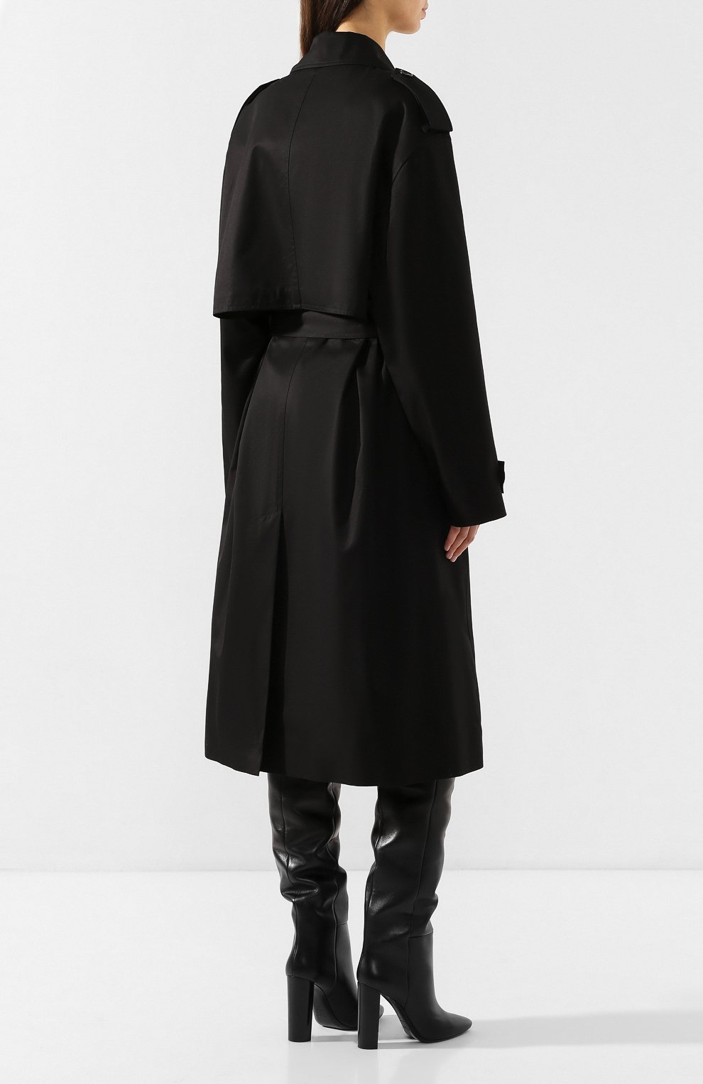 Хлопковый тренч SAINT LAURENT, арт. 613224/Y3A99, фото 4