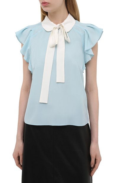 Шелковый топ REDVALENTINO, арт. VR0AEC75/48P, фото 3