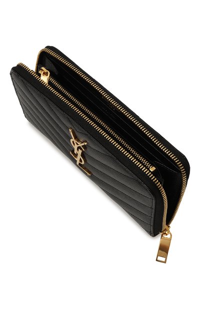 Кожаный кошелек SAINT LAURENT, арт. 358094/B0W01, фото 3