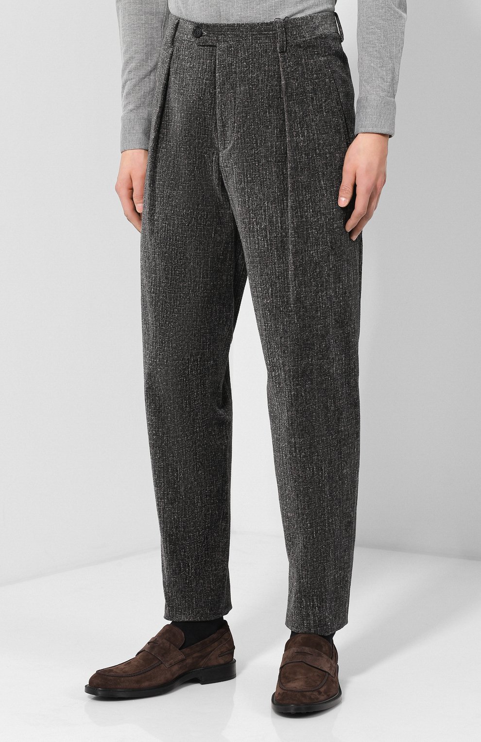 Хлопковые брюки GIORGIO ARMANI, арт. 8WGPP00Z/T0062,  фото 3