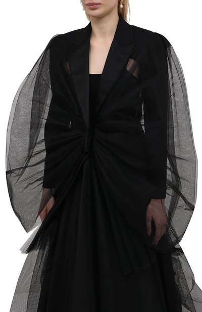 Жакет из шерсти и шелка ALEXANDER MCQUEEN, арт. 657036/QJAAA, фото 3