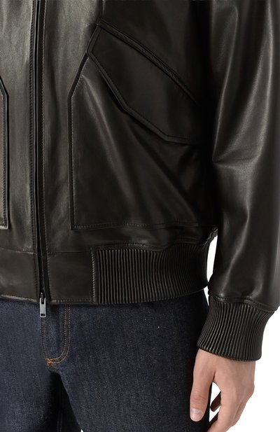 Кожаный бомбер MVST, арт. 54205/48-56, фото 5