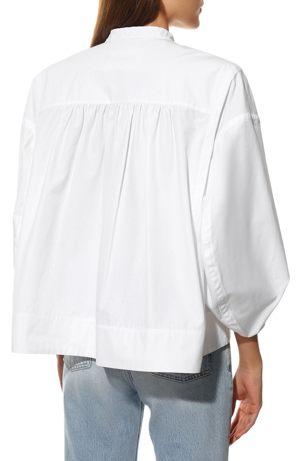 Хлопковая рубашка JIL SANDER, арт. JSPU601101-WU244200, фото 4