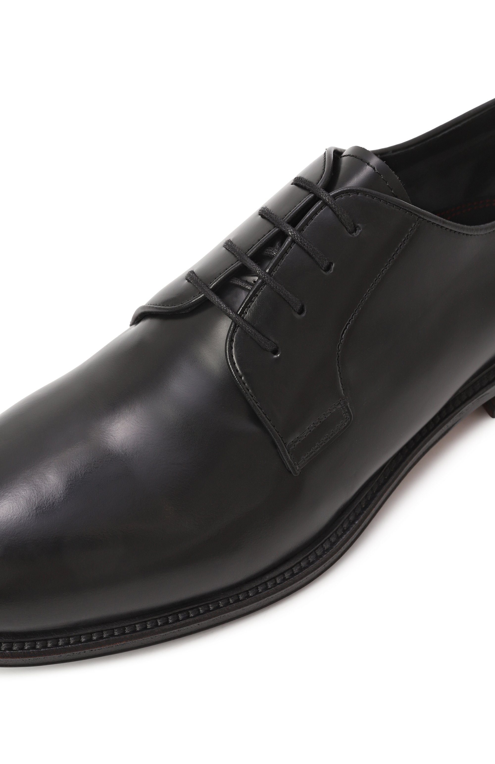 Кожаные дерби KITON, арт. USSA262N0067301, фото 7