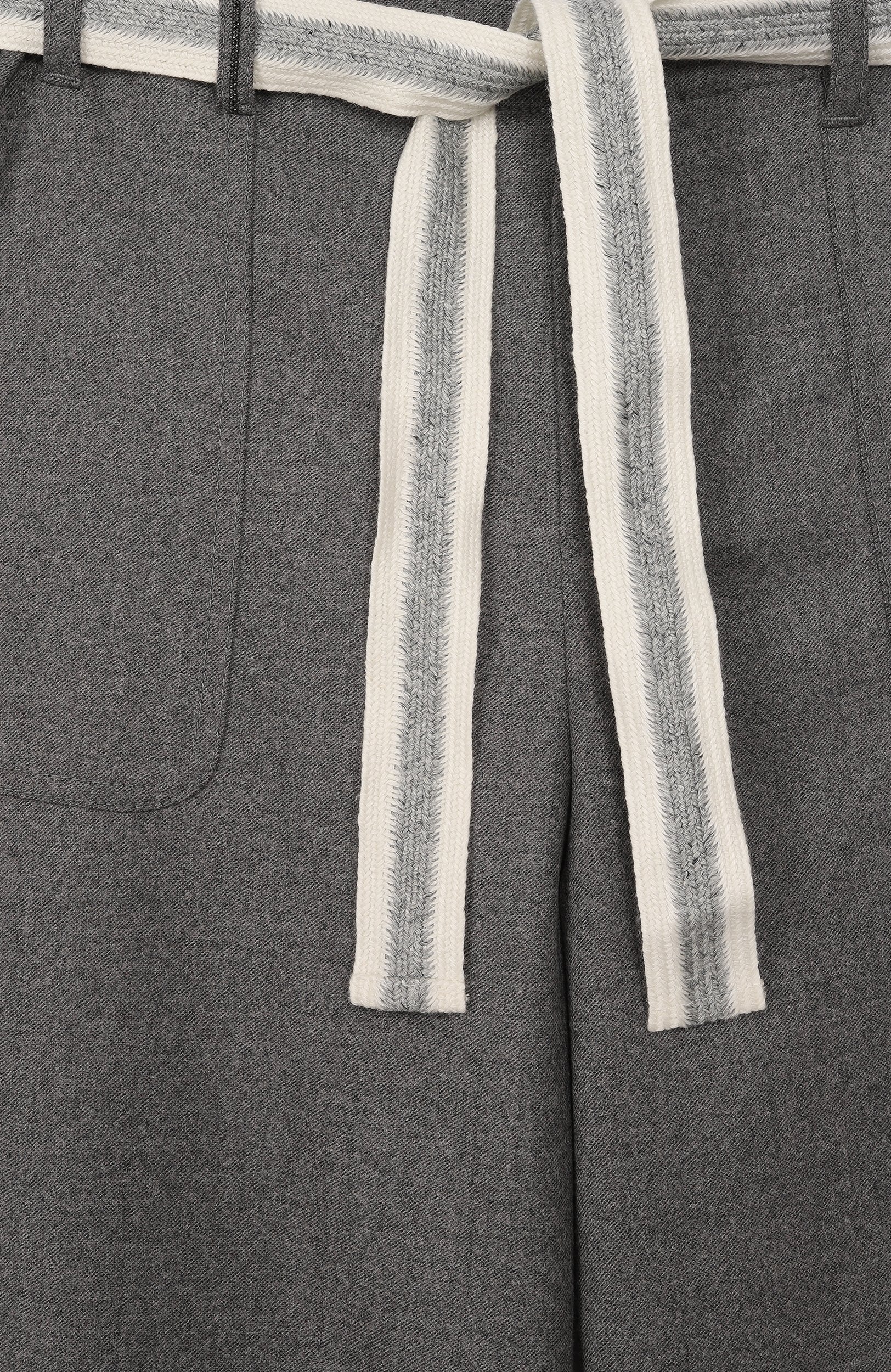 Шерстяные брюки BRUNELLO CUCINELLI, арт. BB122P272C, фото 3