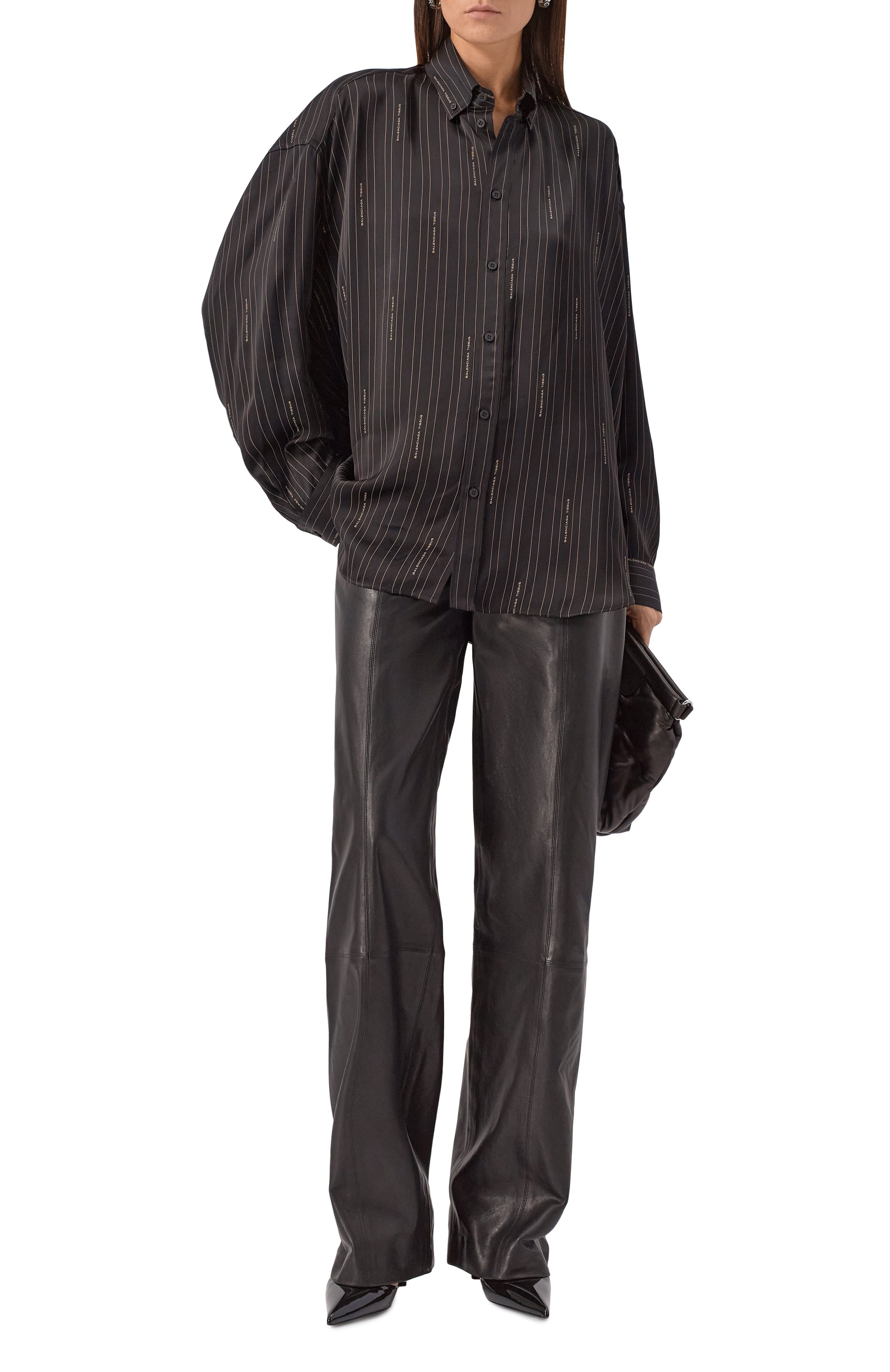 Атласная рубашка BALENCIAGA, арт. 841012/TSLA6, фото 2