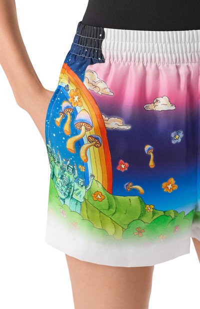 Шелковые шорты CASABLANCA, арт. WS25-TR-104-02, фото 5