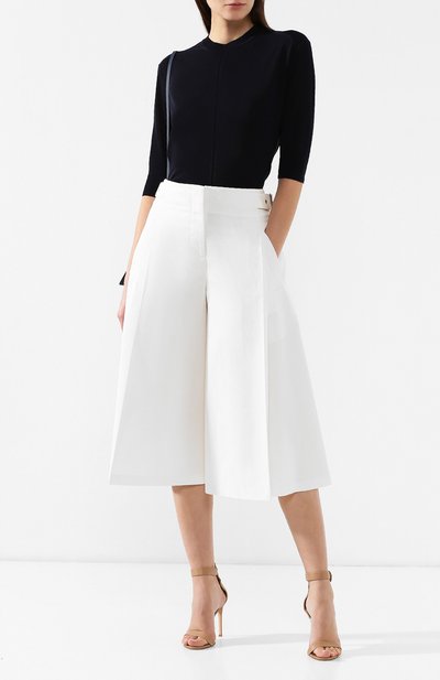 Хлопковые брюки JIL SANDER NAVY, арт. JNWM3050A/JM2430, фото 2