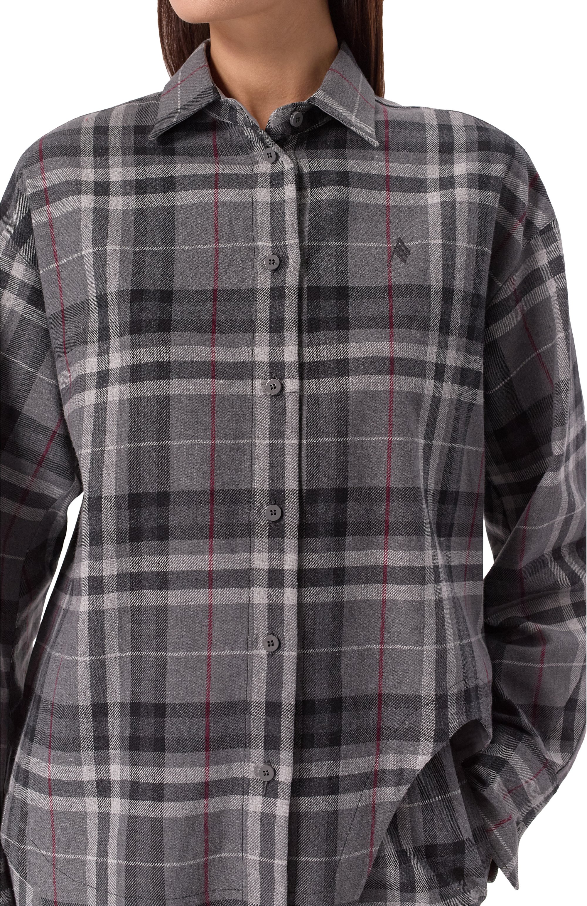 Хлопковая рубашка THE ATTICO, арт. 250WCH00014/CCC050AA, фото 5