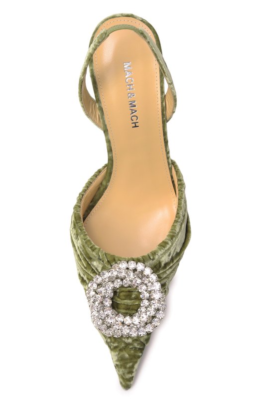 Текстильные туфли Galaxy 85 Mach & Mach FW25-S0821-85-VLT-KAK Зелёный  FW25-S0821-85-VLT-KAK Фото 6