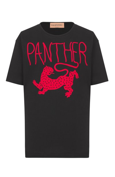 Женская хлопковая футболка VALENTINO, арт. 8B3MG25W/A55