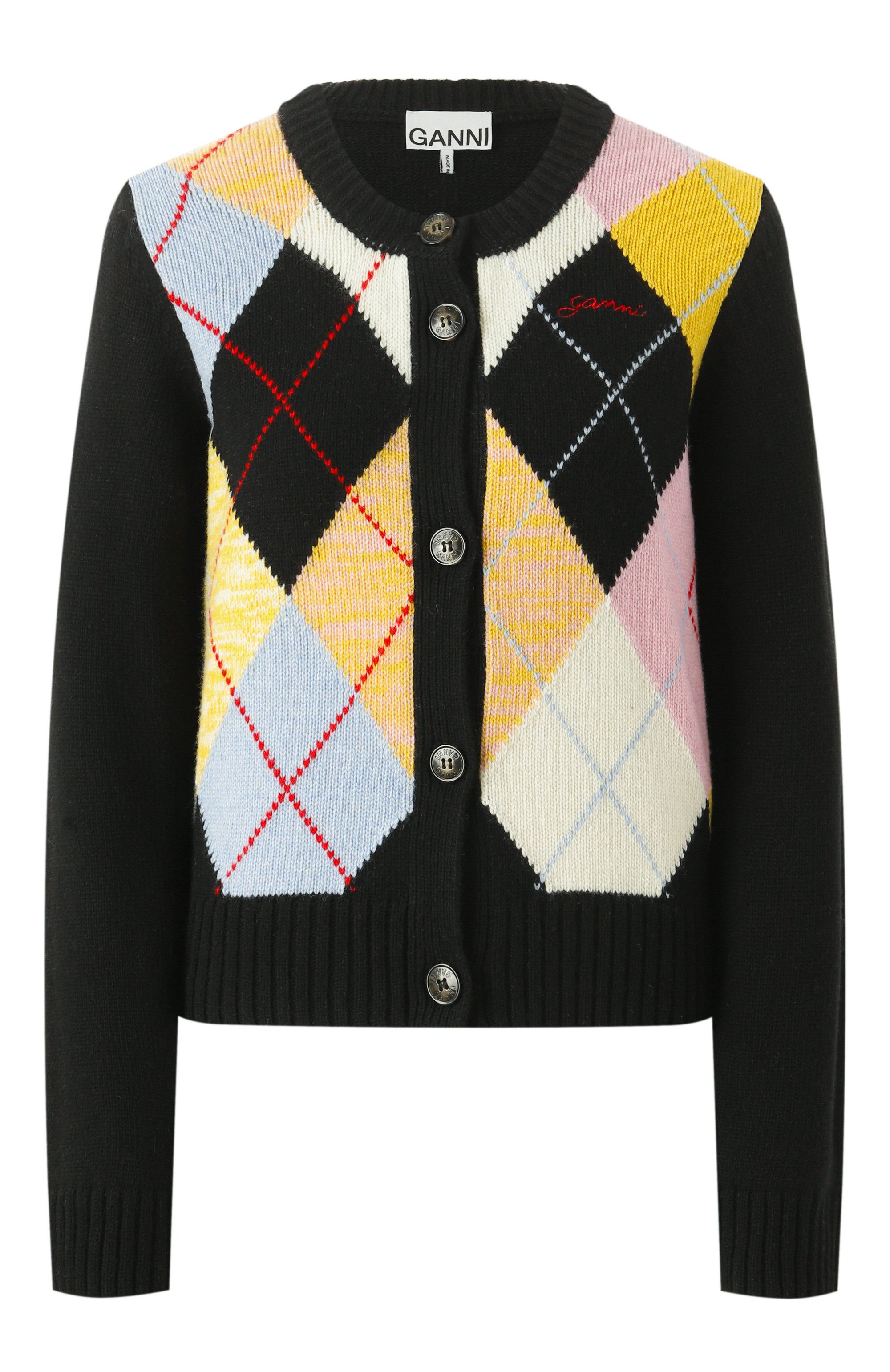 Шерстяной кардиган GANNI, арт. K2380/2642, фото 1