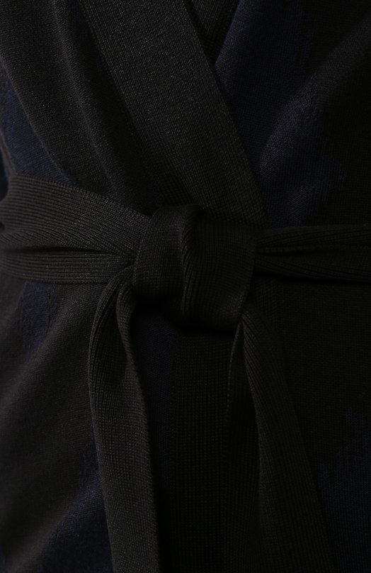 Кардиган с поясом Oscar de la Renta Синий, фото 5