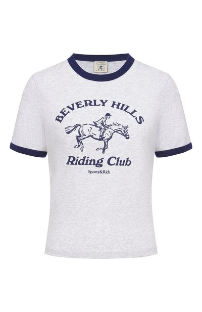 Женская хлопковая футболка SPORTY AND RICH, арт. T007364255GY18