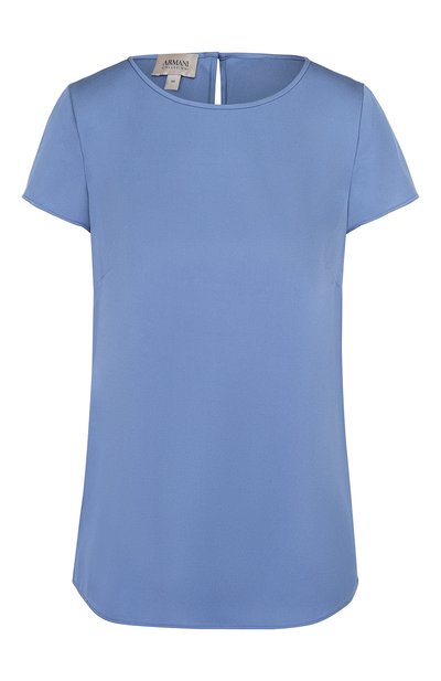 Женский топ прямого кроя с круглым вырезом ARMANI COLLEZIONI, арт. VMC05T/VM332