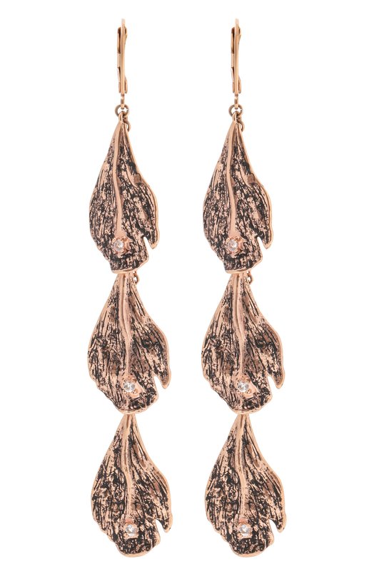 Серьги Лепестки пиона MIDGARD PARIS 5781w Золотой 5781w