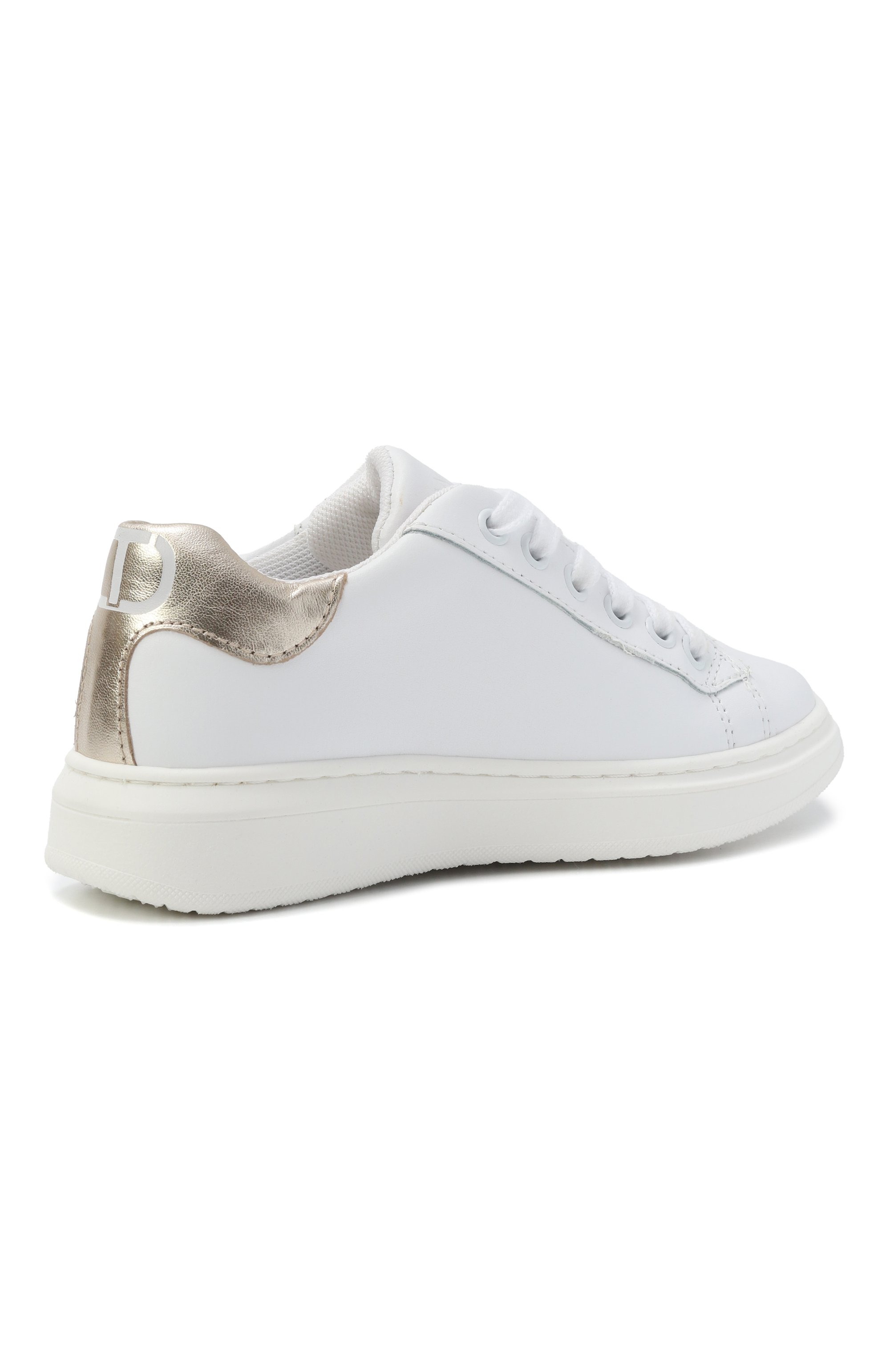 Кожаные кеды TWINSET, арт. 251GCJ010/30-34, фото 3