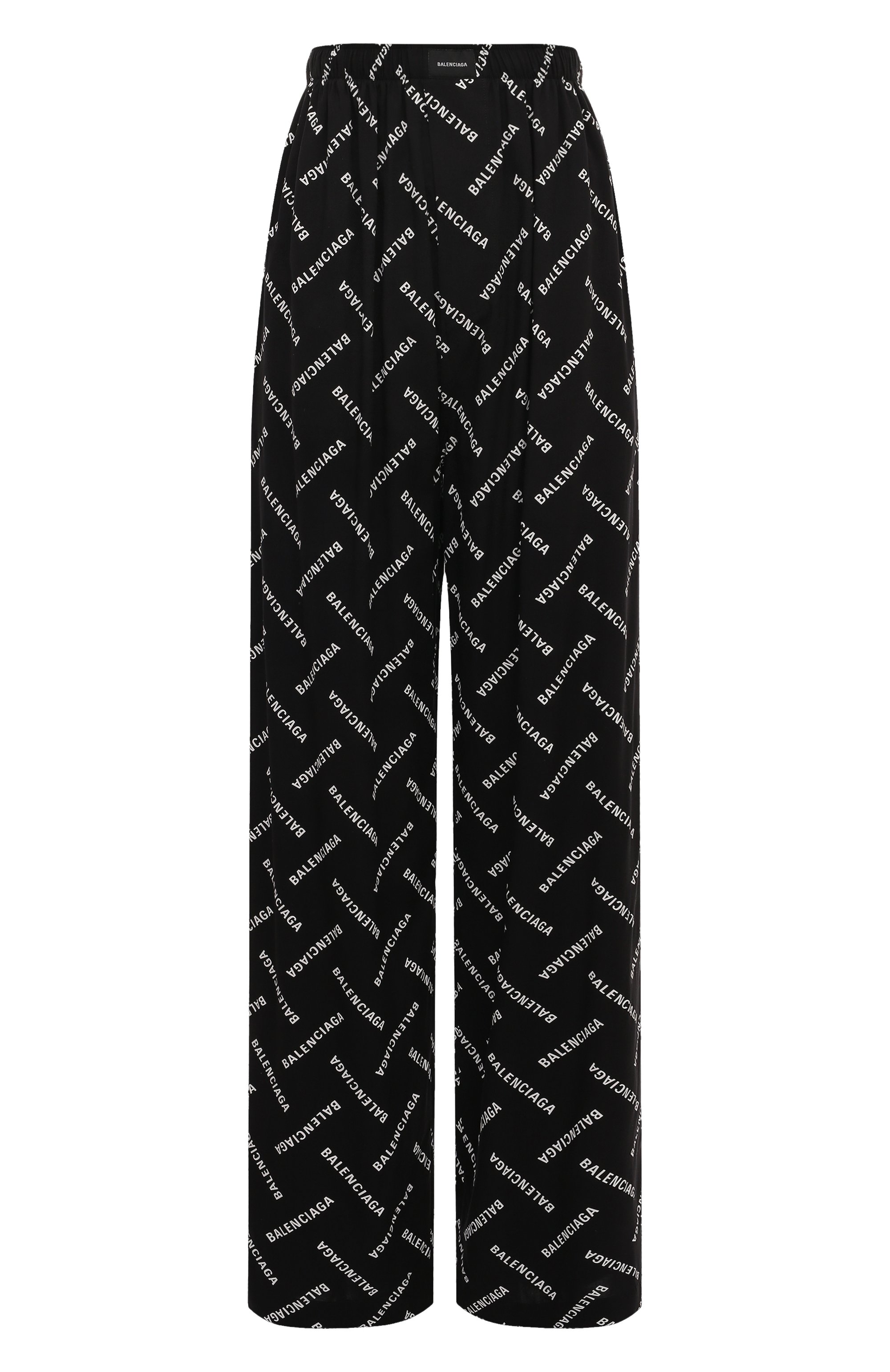 Брюки из вискозы BALENCIAGA черного цвета по цене 192500 руб., арт. 659026/TPLA5, фото 1 Брюки из вискозы BALENCIAGA, арт. 659026/TPLA5, фото 1