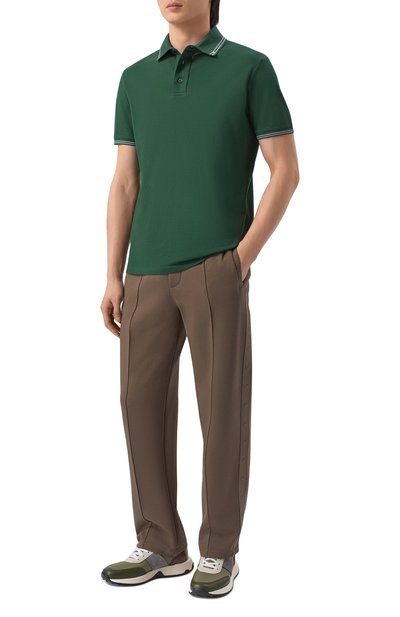 Мужская хлопковое поло EMPORIO ARMANI, арт. EM005842/AF12955