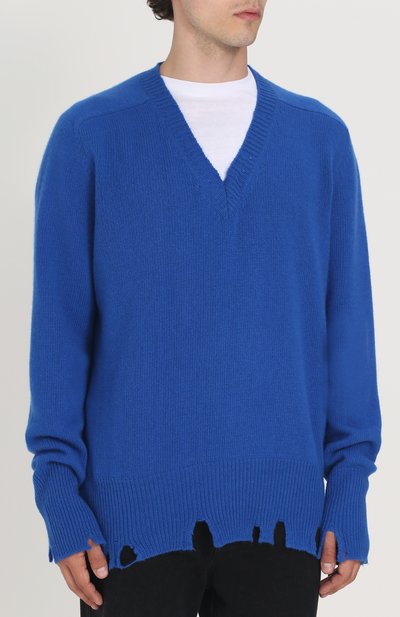 Пуловер из смеси шерсти и кашемира свободного кроя RICCARDO COMI, арт. AW17GR01V - 0FF, фото 3