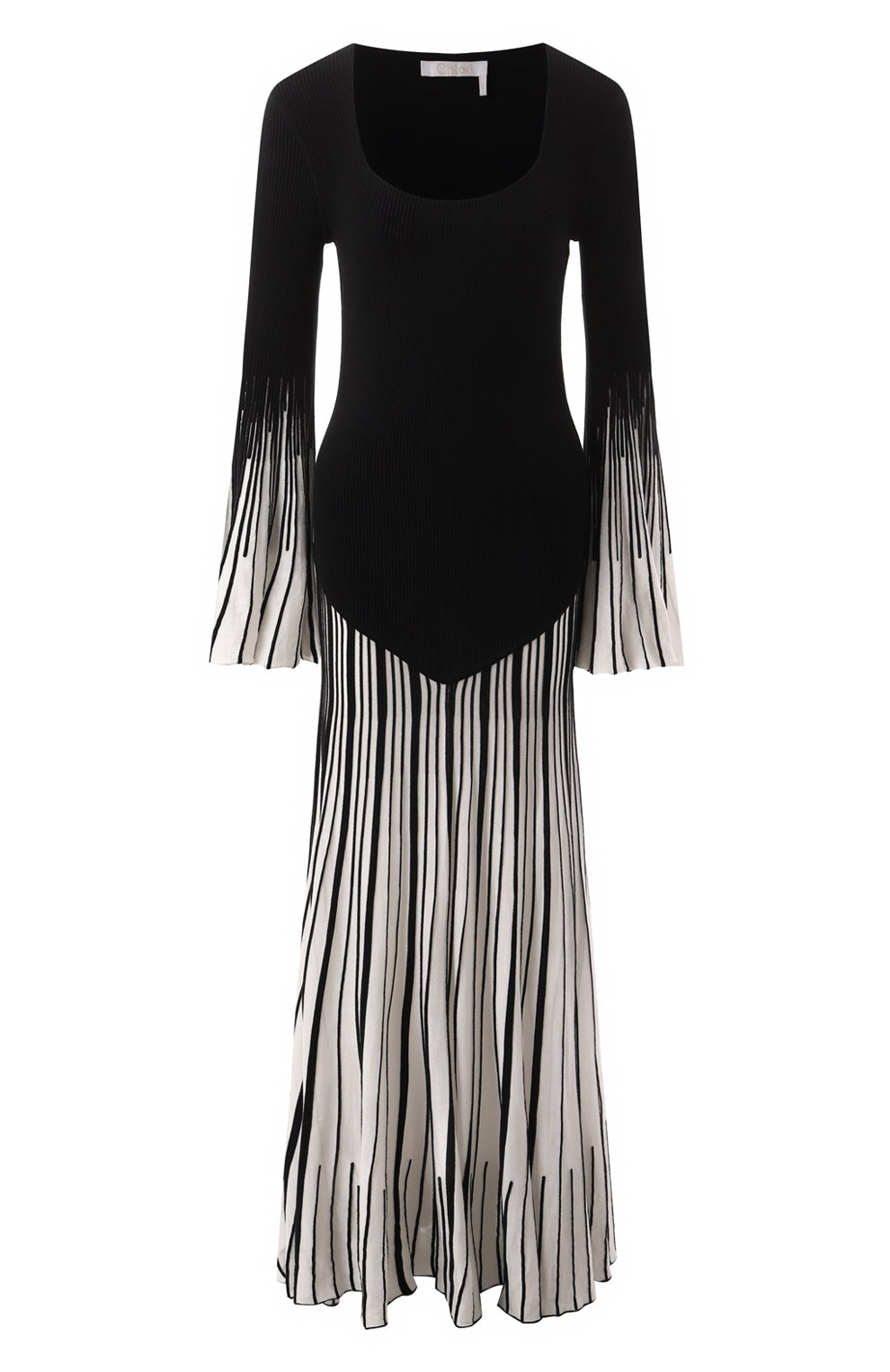 Платье из шерсти и шелка CHLOÉ, арт. CHC23AMR04662 001, фото 1