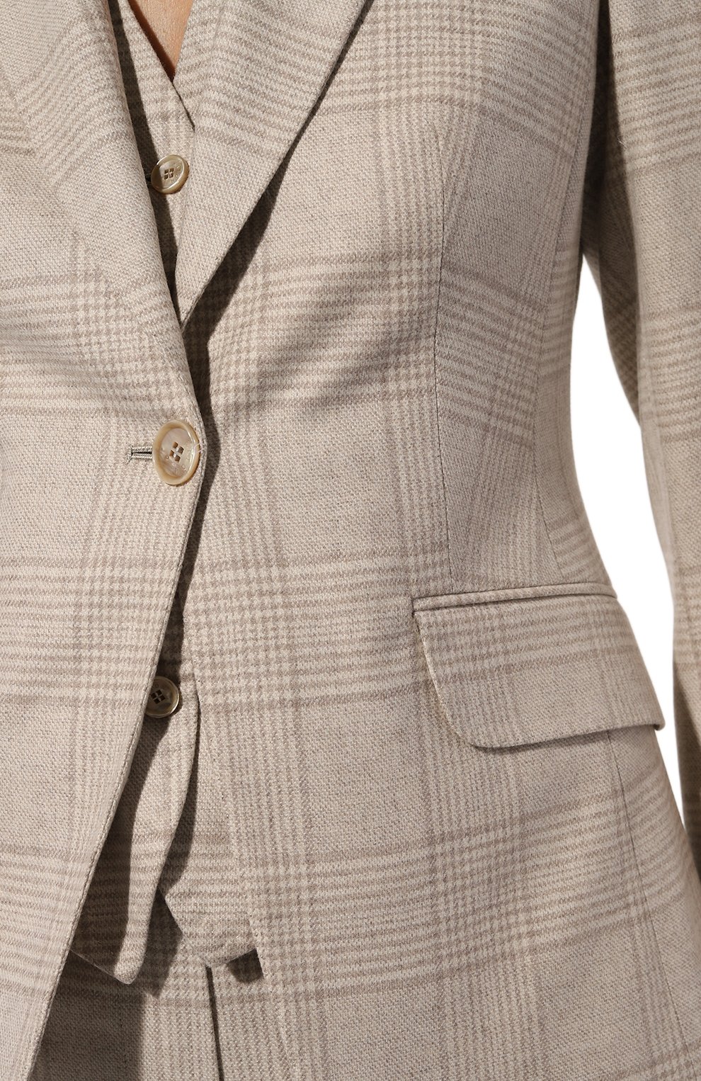 Жакет из шерсти и кашемира KITON, арт. D15510K0520E02, фото 5