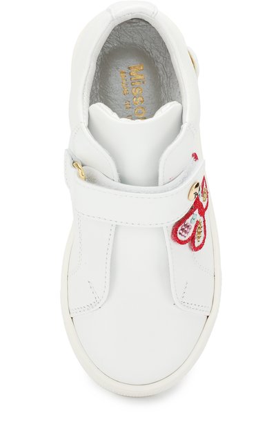 Кожаные кеды с аппликациями и застежками велькро MISSOURI, арт. 4514 A/27-30, фото 4