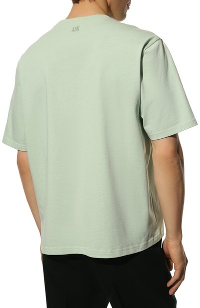 Хлопковая футболка AMI, арт. UTS002.726, фото 4