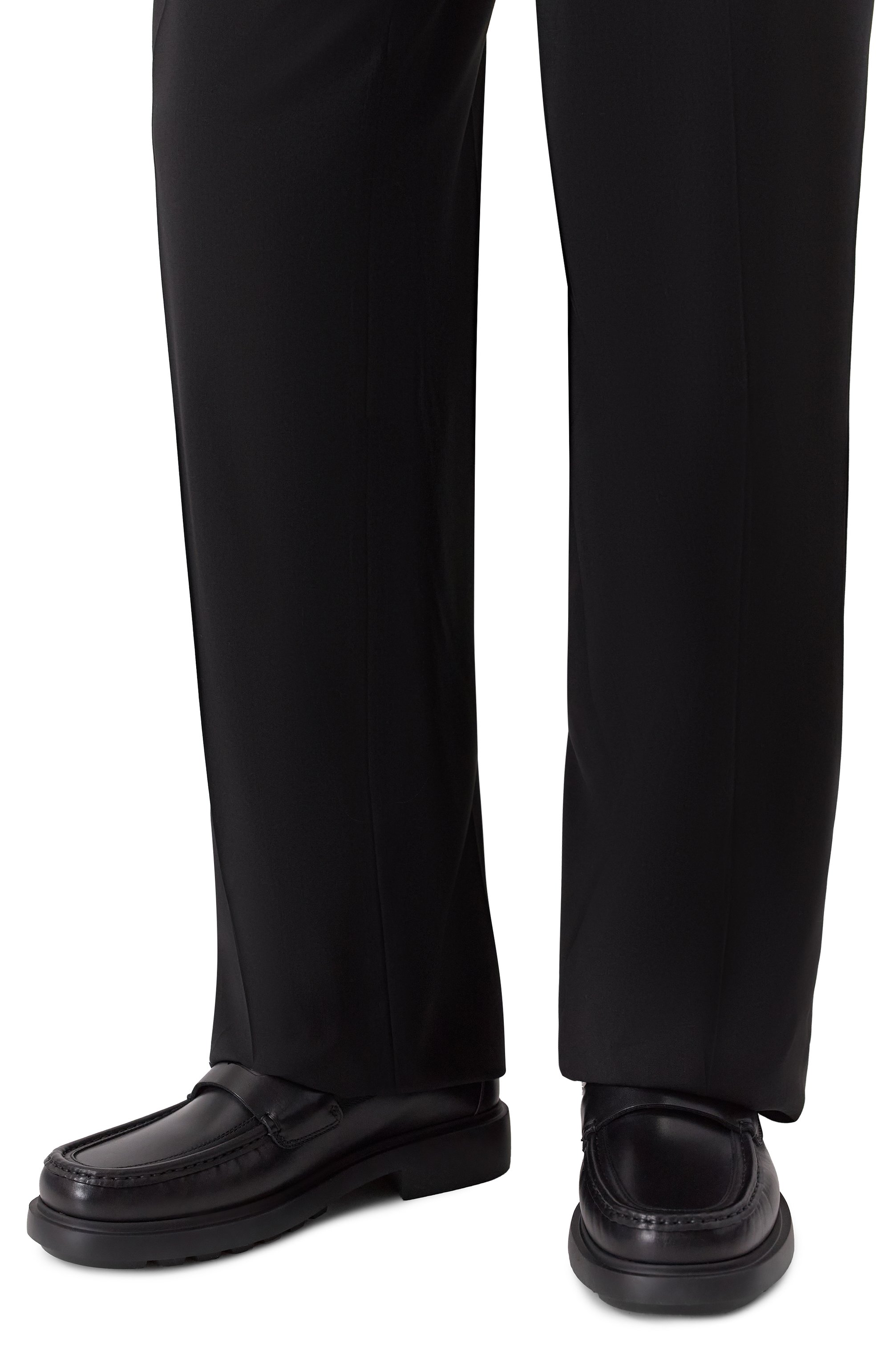 Кожаные пенни-лоферы FERRAGAMO, арт. 022421/769147, фото 3